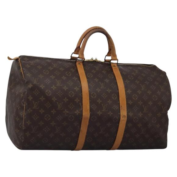 LOUIS VUITTON Monogram Keepall 55 Boston Bag M41424 - Picture 1 of 16